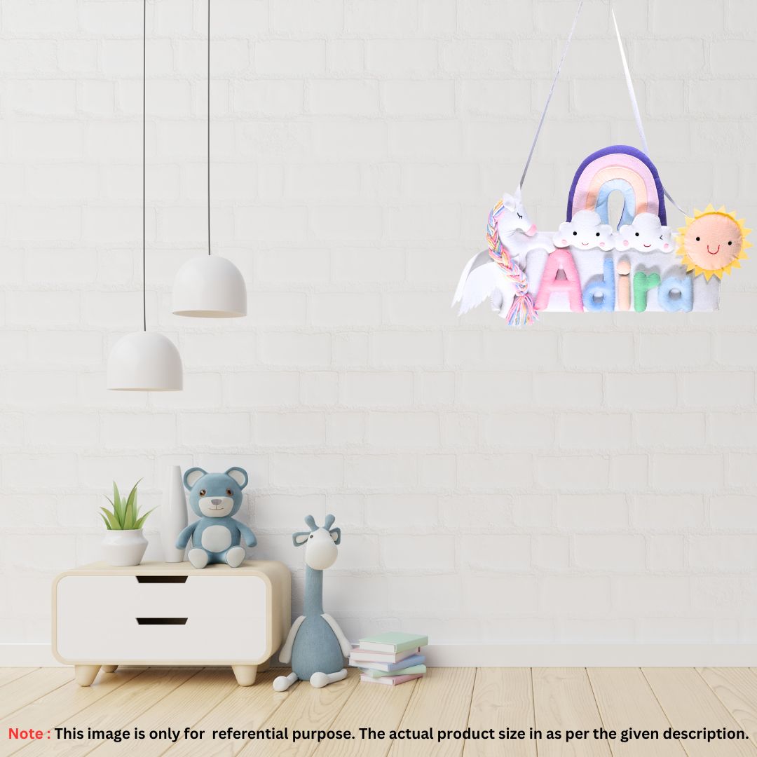 ilearnngrowUnicorn Dreams Personalised Name Plate